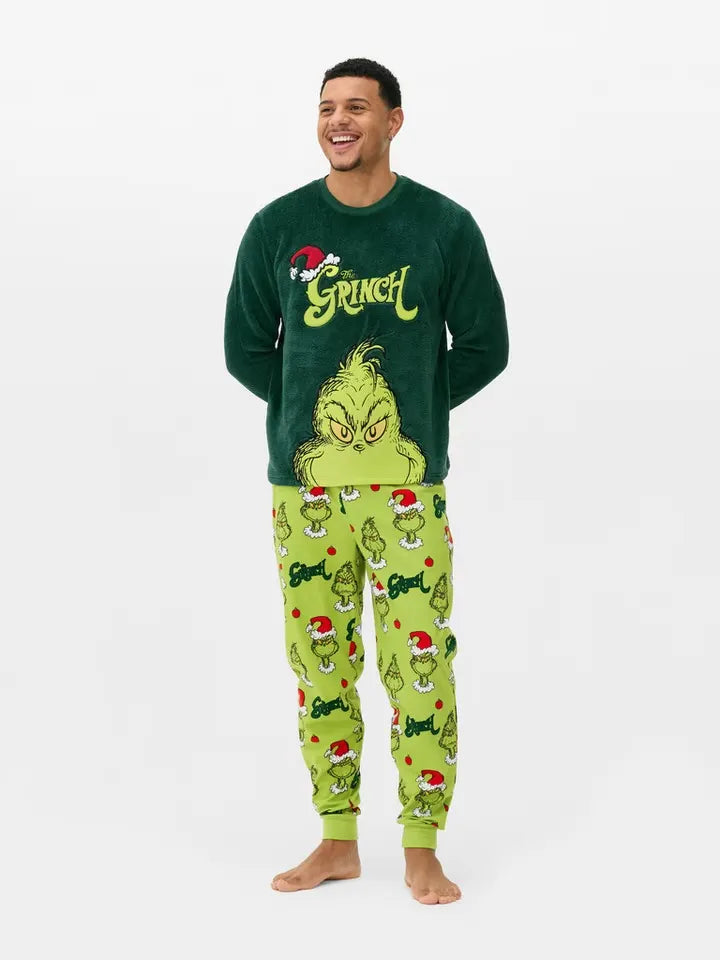 Pyjama du Grinch 2x1 - Confort et Style pour Vos Nuits d'Hiver !